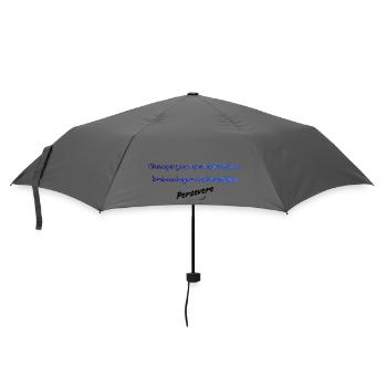 Ändere deine Perspektive, nicht deine Richtung | Insp - Regenschirm (klein) - Grau - Vorne