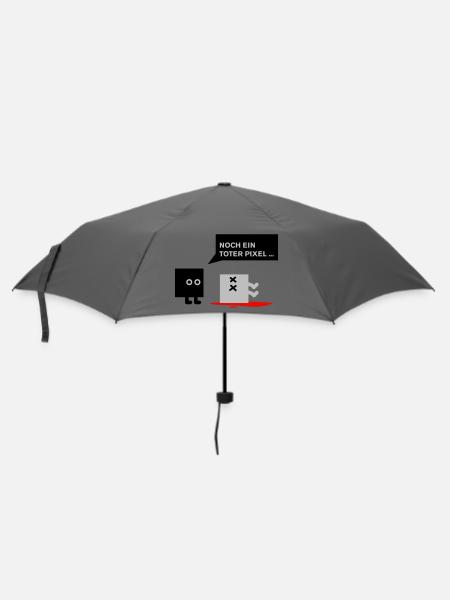 dead pixel_german - Regenschirm (klein) - Grau