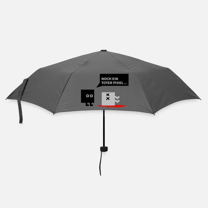 dead pixel_german - Regenschirm (klein) - Grau