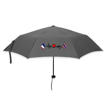 Cardio Heart Flag France Thaïlande - Parapluie standard - bruyère - Devant