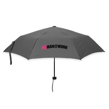 Woman at work - Regenschirm (klein) - Grau - Vorne