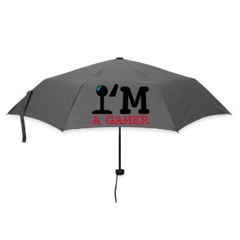A Gamer Bold Typography - Umbrella (small) - grey - Front