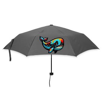 Wal - Regenschirm (klein) - Grau - Vorne