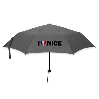 I love Nice France Nice - Umbrella (small) - grey - Front