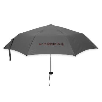 echte Kölsche Jung - Regenschirm (klein) - Grau - Vorne