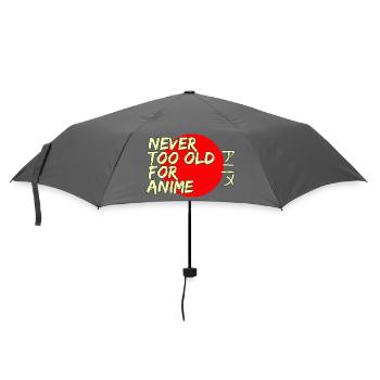 Never Too Old For Anime Japan Streetwear Design - Umbrella (small) - grey - Front