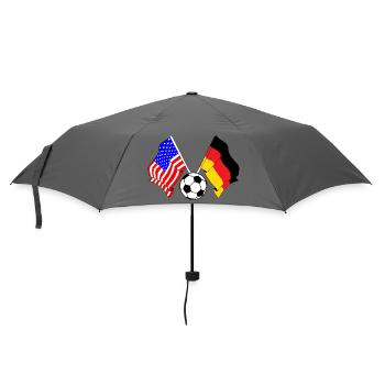 Football Germany vs USA - Umbrella (small) - grey - Front
