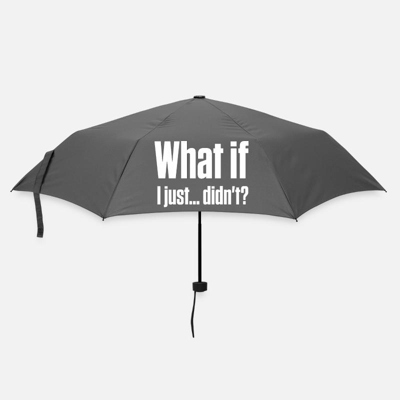 Et si je ne le faisais pas — ND masquant l’épuisement - Parapluie standard - bruyère