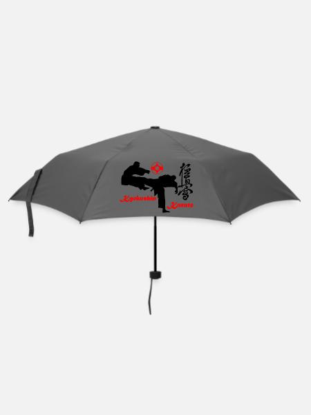 Kyokushin karaté KO coup de pied avec signe kanku - Parapluie standard - bruyère
