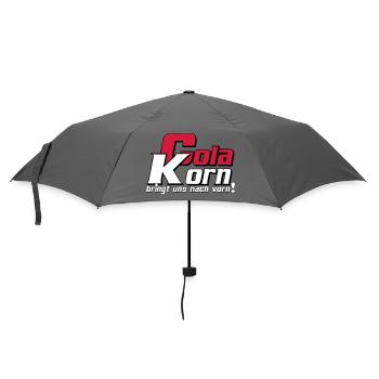 Korn , Party , Cola Korn bringt uns nach vorn(25) - Regenschirm (klein) - Grau - Vorne