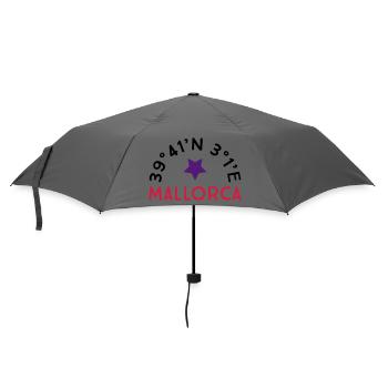 Mallorca - Regenschirm (klein) - Grau - Vorne