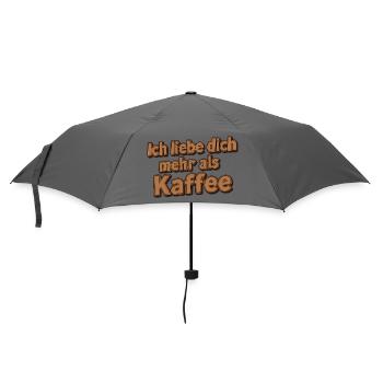 Je t’aime plus que le café – j’aime dire - Parapluie standard - bruyère - Devant