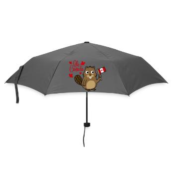 Oh Ours du drapeau du castor du Canada - Parapluie standard - bruyère - Devant