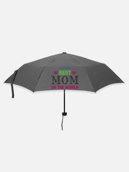 Beste Mama der Welt - Regenschirm (klein) - Grau