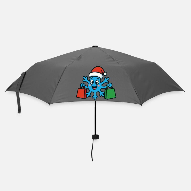 Le flocon de neige de Noël achète des cadeaux - Parapluie standard - bruyère