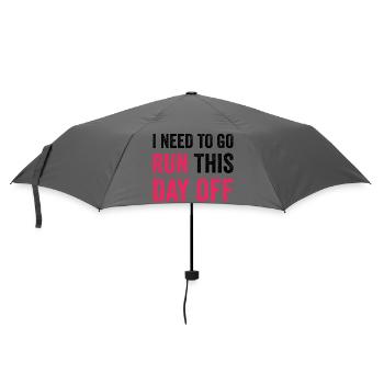 Ich muss diesen Tag frei machen - Regenschirm (klein) - Grau - Vorne