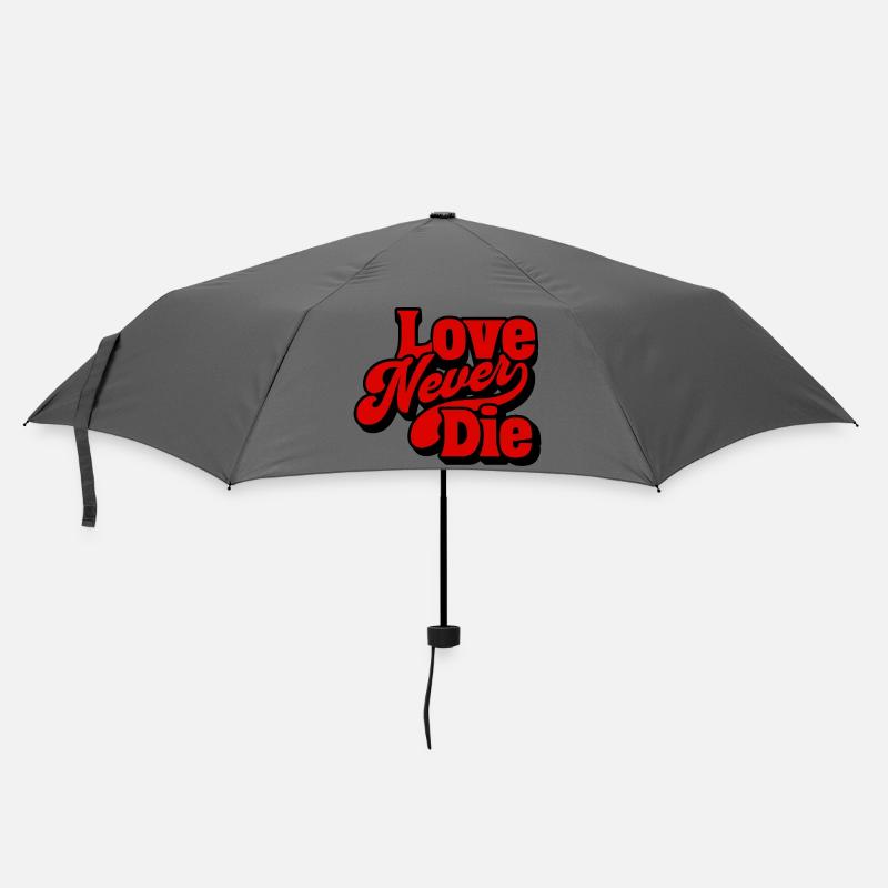 Love Never Die Typographie rétro - Parapluie standard - bruyère