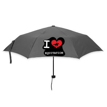J'aime l'équitation : le logo des passionnés - Parapluie standard - bruyère - Devant