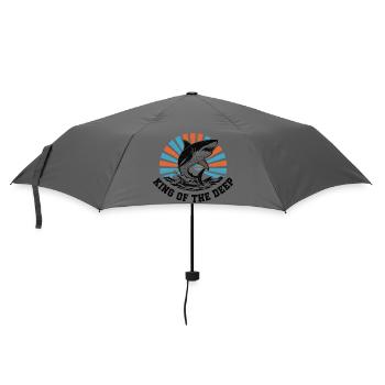 Haikönig des tiefen Ausbruchs - Regenschirm (klein) - Grau - Vorne