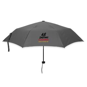 Fussball - Regenschirm (klein) - Grau - Vorne
