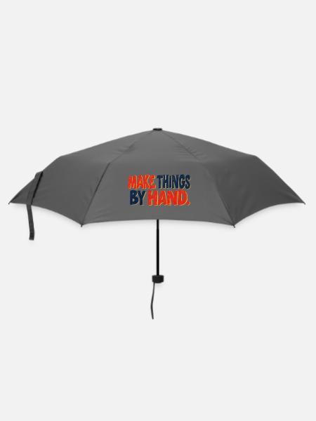 Make Things by Hand - Regenschirm (klein) - Grau