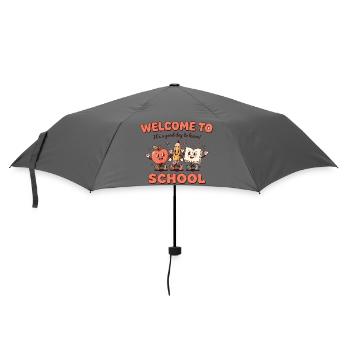 Welcome to School Design – Einschulung Kinder - Umbrella (small) - grey - Front