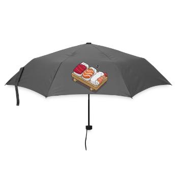 Baby-Sushi - Regenschirm (klein) - Grau - Vorne