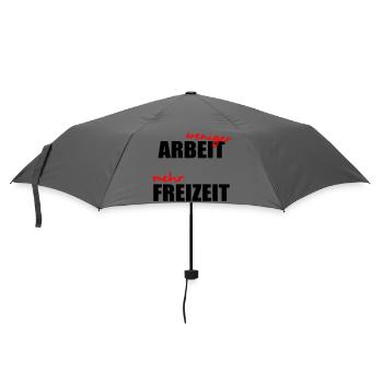 Moins de travail, de temps libre - Parapluie standard - bruyère - Devant