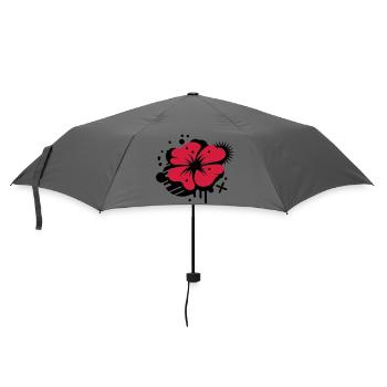 Un coquelicot comme un graffiti - Parapluie standard - bruyère - Devant
