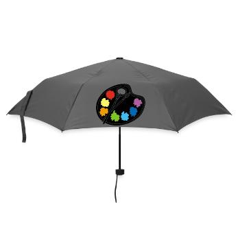 Artist (Black) - Umbrella (small) - grey - Front