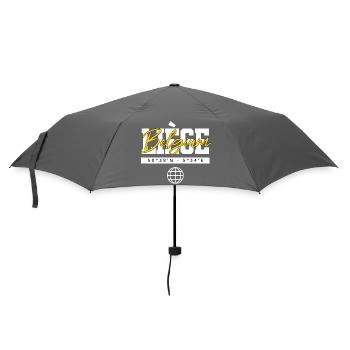 Lüttich Belgien Koordinaten Reise Souvenir - Regenschirm (klein) - Grau - Vorne