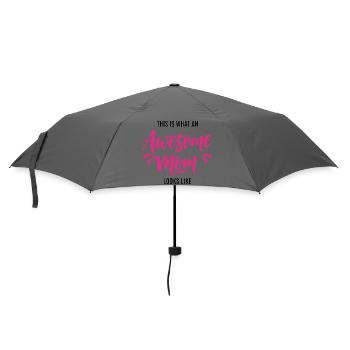 So Sieht Eine Tolle Mutter Aus Mama Geschenk - Regenschirm (klein) - Grau - Vorne