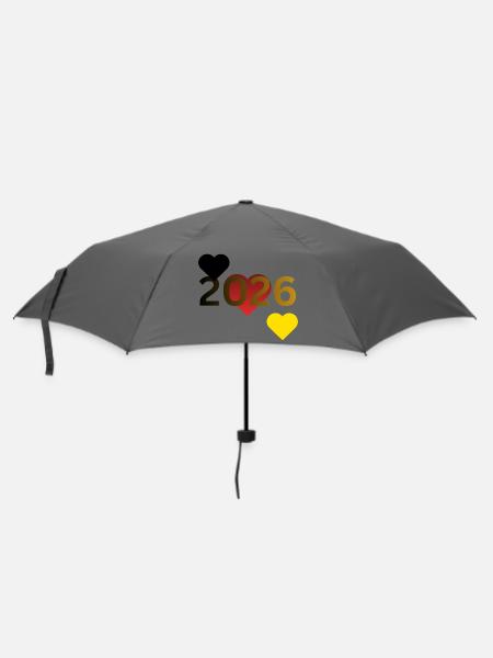 2026 Heart Fusion - Umbrella (small) - grey