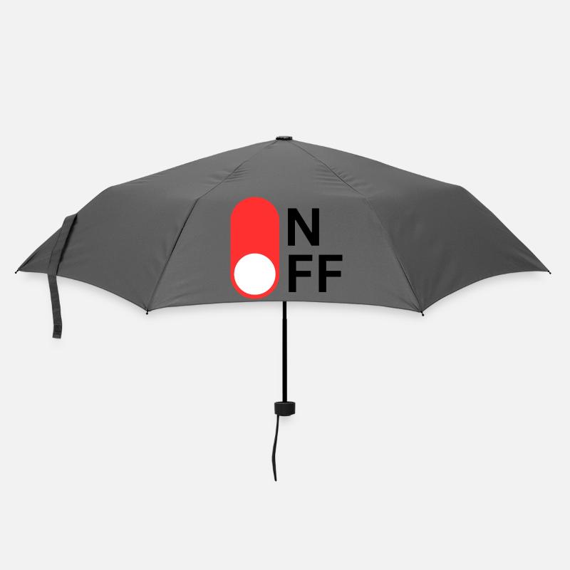 ON / OFF Modus - Regenschirm (klein) - Grau