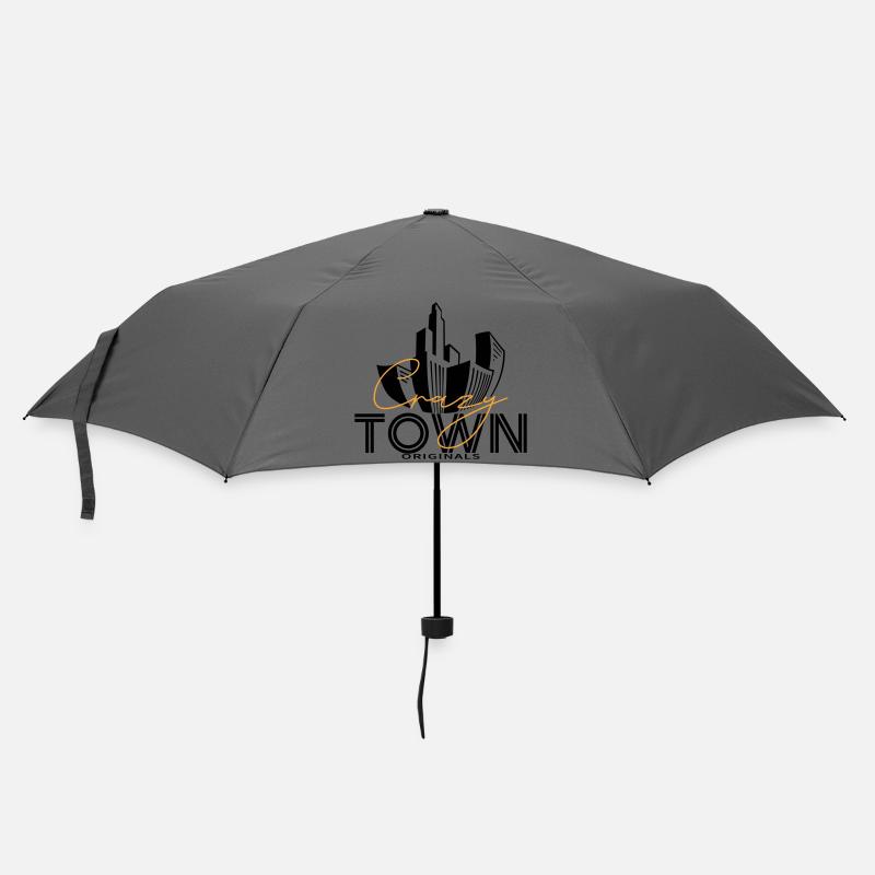 Crazy Town - Umbrella (small) - grey
