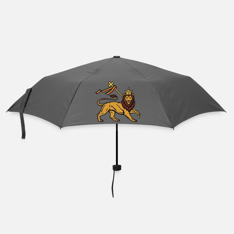 Löwe von Juda - Regenschirm (klein) - Grau