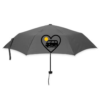 Vanlife Heart Van Travel Road Adventure - Parapluie standard - bruyère - Devant