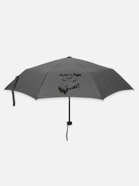 Ultimative Checkliste für Väter - Regenschirm (klein) - Grau