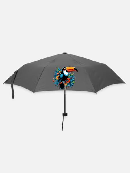 Tukan - Regenschirm (klein) - Grau