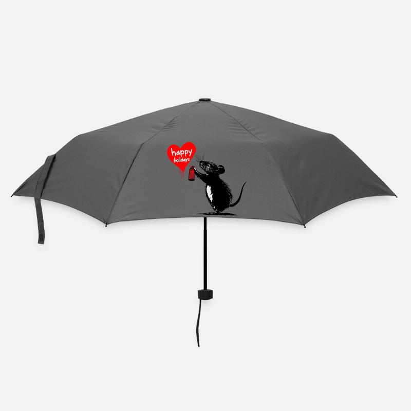 Holiday Rebel : Salutations de graffiti - Parapluie standard - bruyère