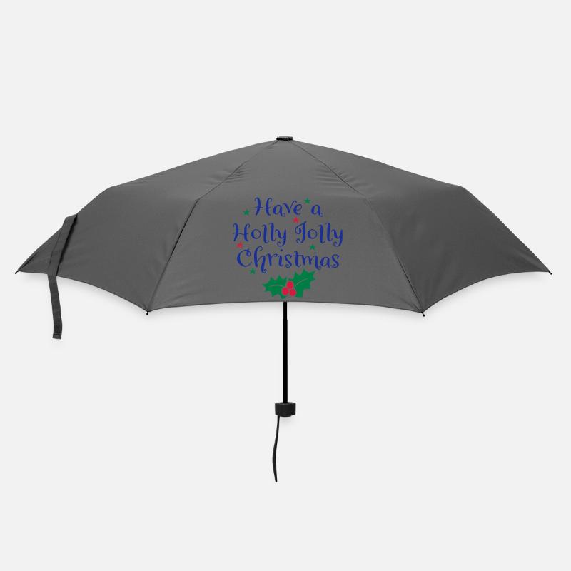 Weihnachten - Regenschirm (klein) - Grau