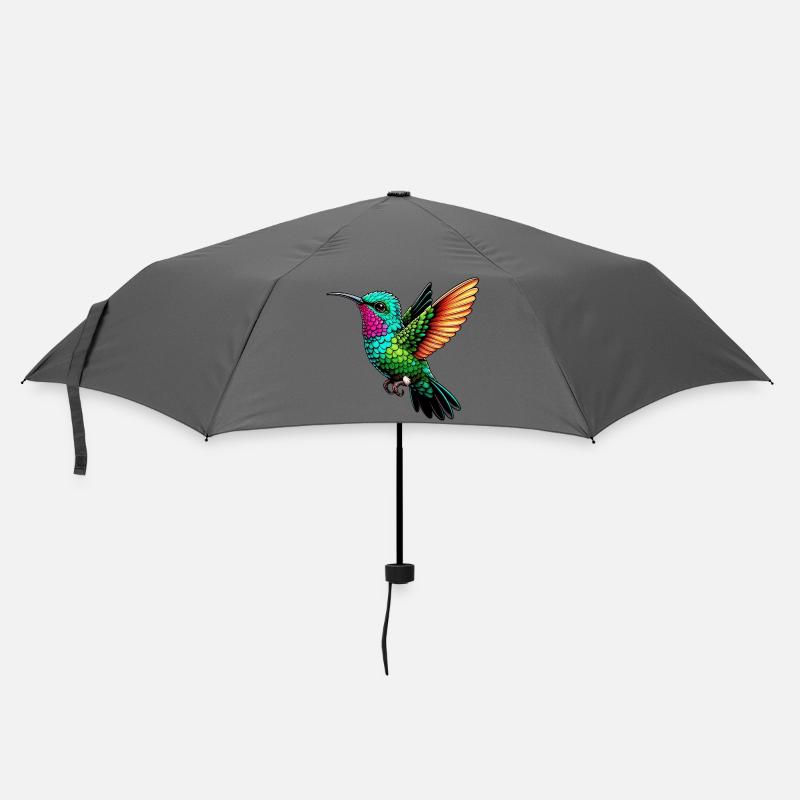 Kolibri - Regenschirm (klein) - Grau