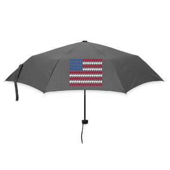 Éleveur Patriotique Troupeau de Coq Volaille USA Pride C - Parapluie standard - bruyère - Devant