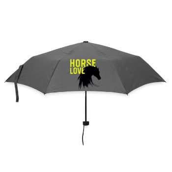 Reiten pferd horse love reitverein Pferdespruch mä - Parapluie standard - bruyère - Devant