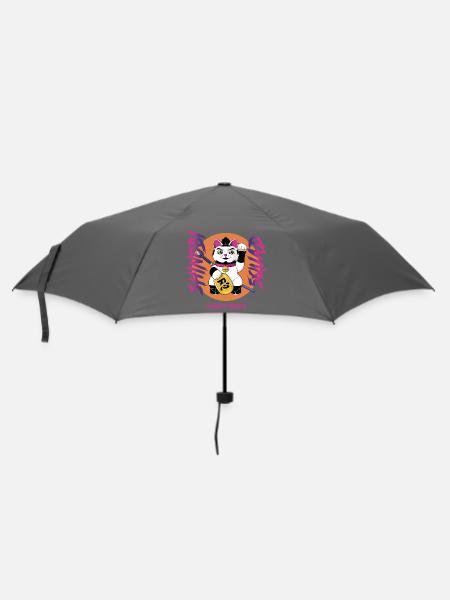 Crazy Cat Shinobi 55 - Umbrella (small) - grey