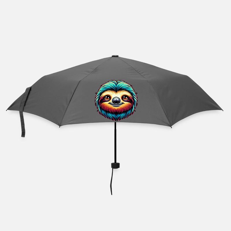 Faultier - Regenschirm (klein) - Grau
