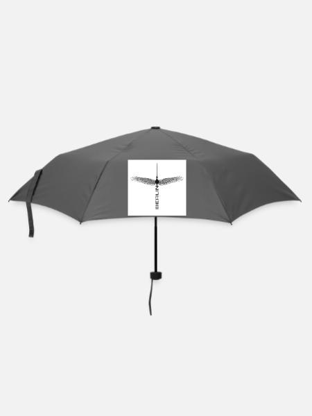 Berlin wings - Umbrella (small) - grey