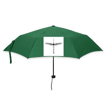 Berlin wings - Regenschirm (klein) - Flaschengrün - Vorne