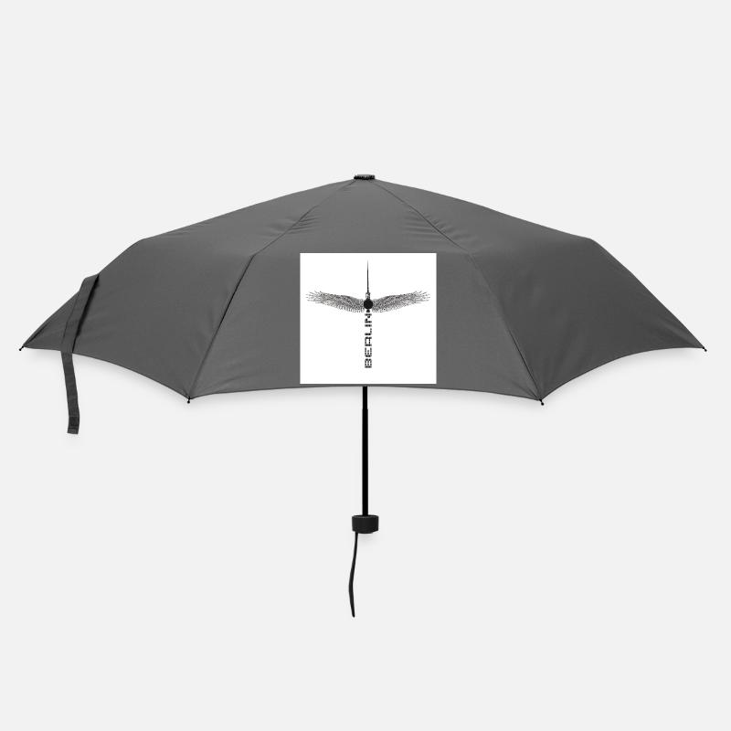 Berlin wings - Regenschirm (klein) - Grau