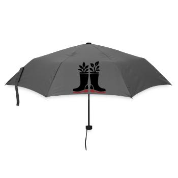 Rubber Boots Plants Icon - Umbrella (small) - grey - Front